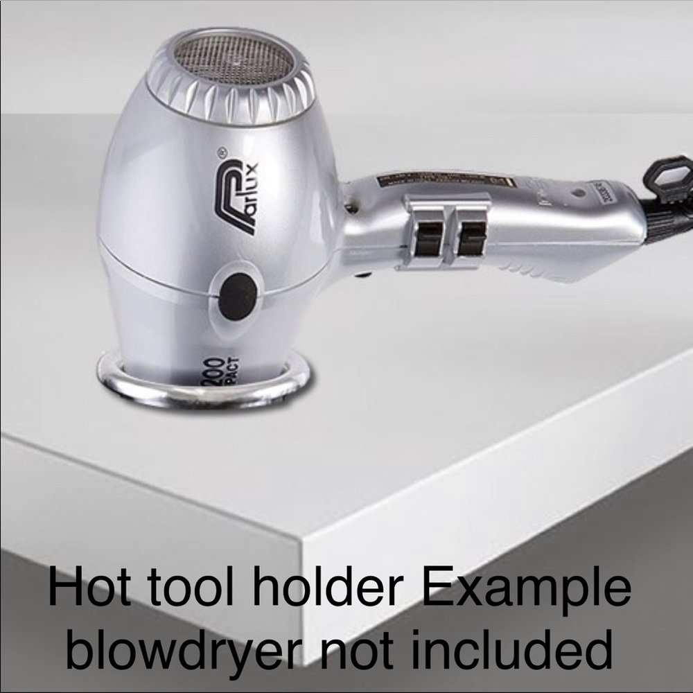 Salon station appliance holder